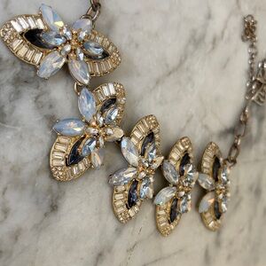 J. Crew Statement Floral Necklace